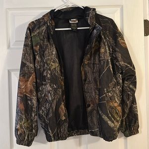 Boys camouflage jacket lined size 14/16